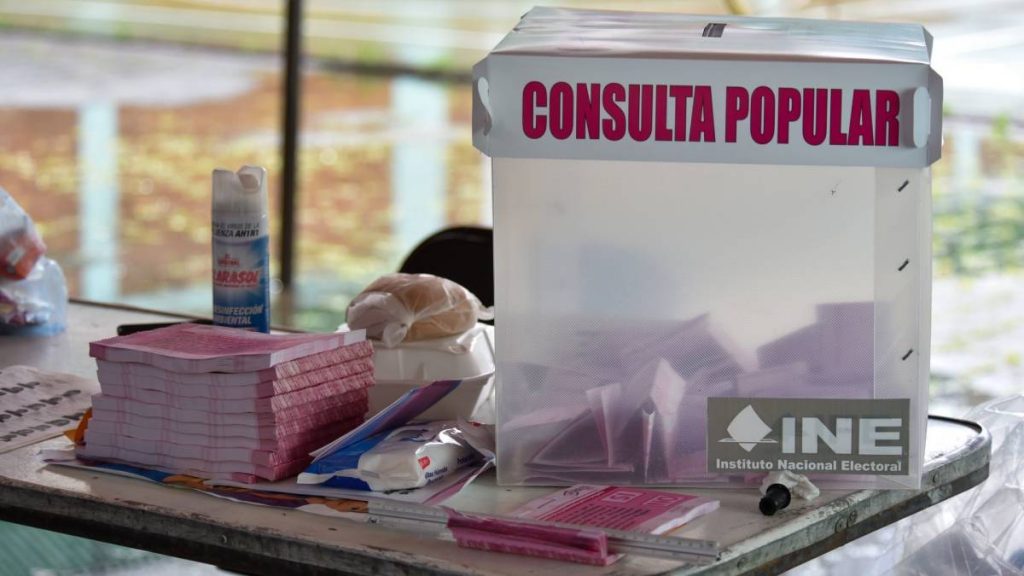 Éstos son los resultados de la consulta popular; con un porcentaje de participación de 7%