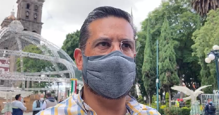 Video desde Puebla: Alrededor de 400 personas podrán ingresar a las fiestas patrias en el centro, señaló Gustavo Ariza
