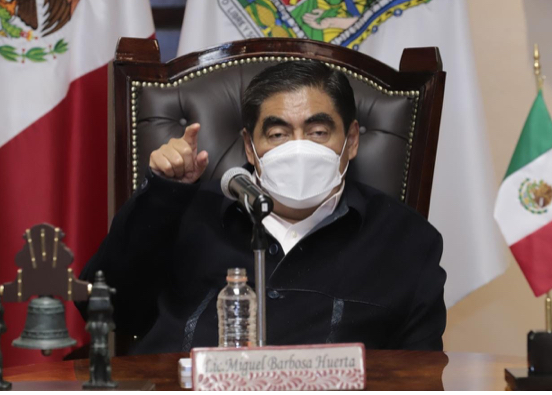Video desde Puebla: Gobernador Barbosa indicó que se controlará el acceso de asistentes al grito el 15 de septiembre