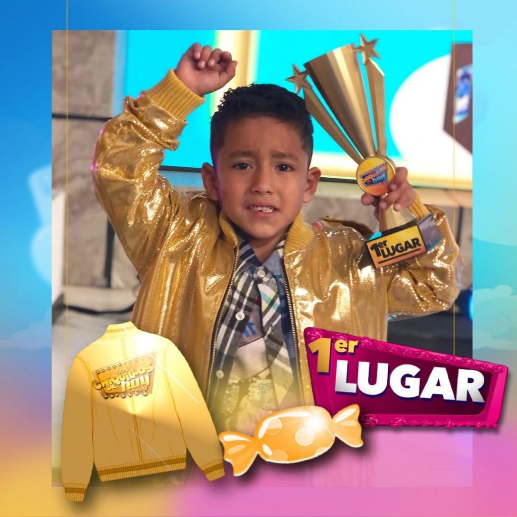 Julio fue el ganador de la primera edición de “Los Chiquillos de Hoy”