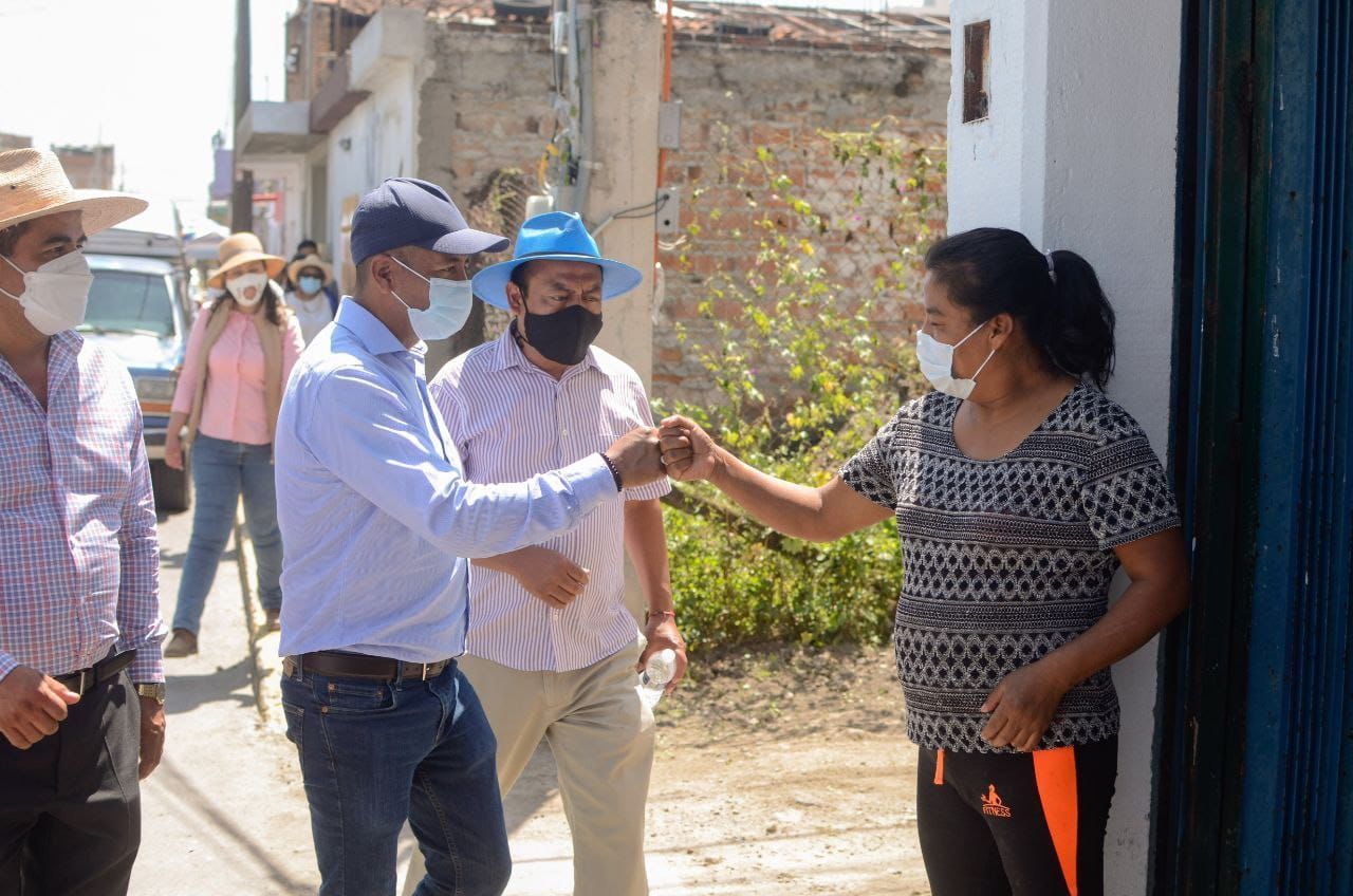 Mundo Tlatehui recorrió la cabecera municipal para dialogar con los sanandreseños