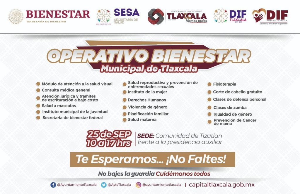 “Brigadas del Bienestar Municipal” acercan trámites y servicios a las comunidades de Tlaxcala Capital