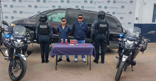 Detuvo Policía Municipal de Puebla a dos hombres presuntamente dedicados al robo a cuentahabiente