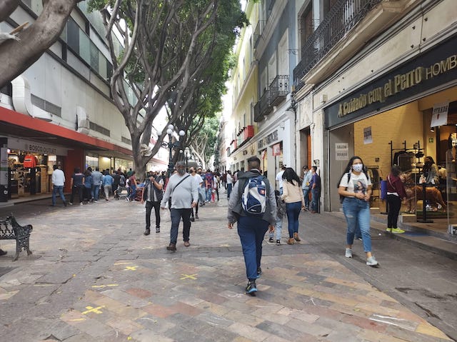 Video desde Puebla: De nuevo incrementa movilidad en el corazón de la ciudad