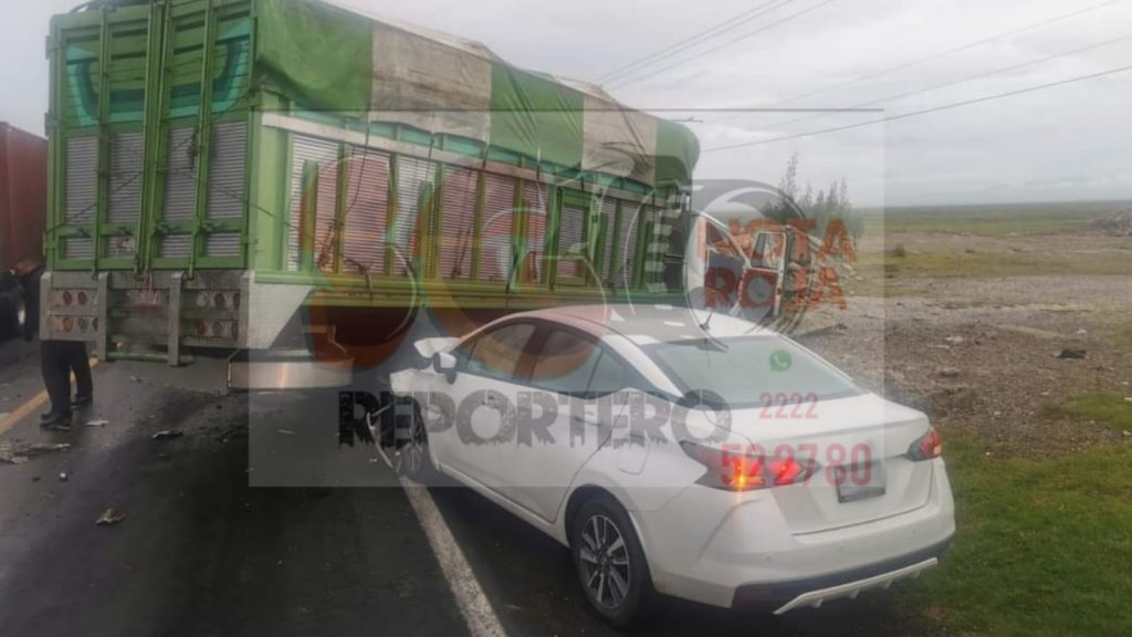 Una mujer lesionada por accidente en el Carmen Tequexquitla