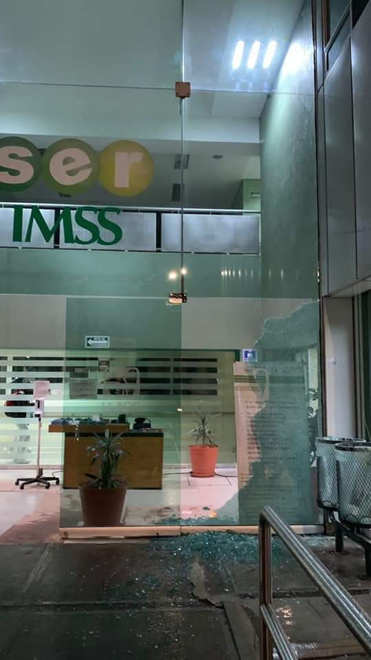 Fotonota: Daños leves dejó el temblor en el hospital IMSS-Traumatología