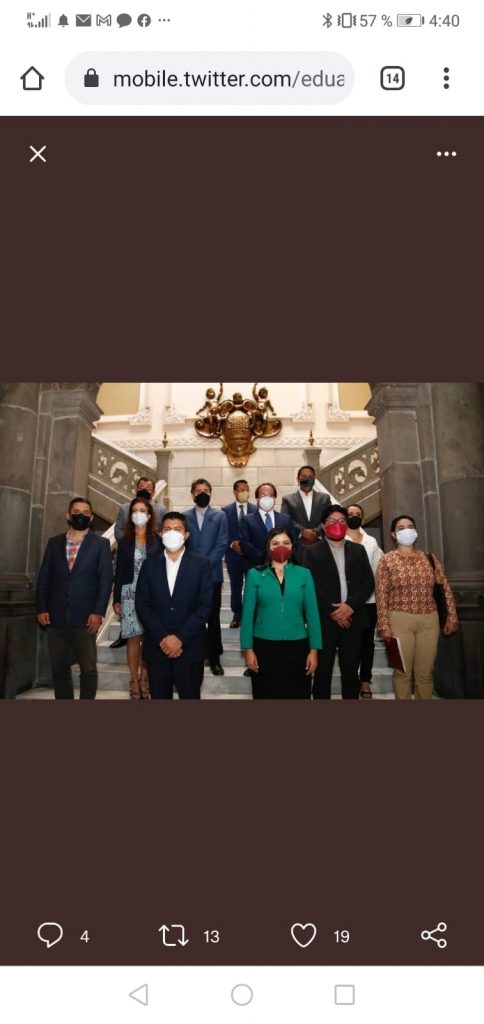 Sostienen quinta reunión de transición Claudia y Eduardo Rivera