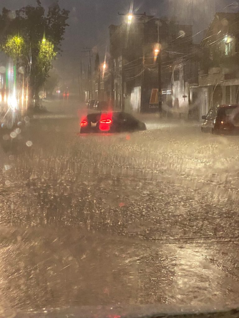 Video desde Puebla: Se inundaron varias zonas de Amozoc por la tormenta de ayer