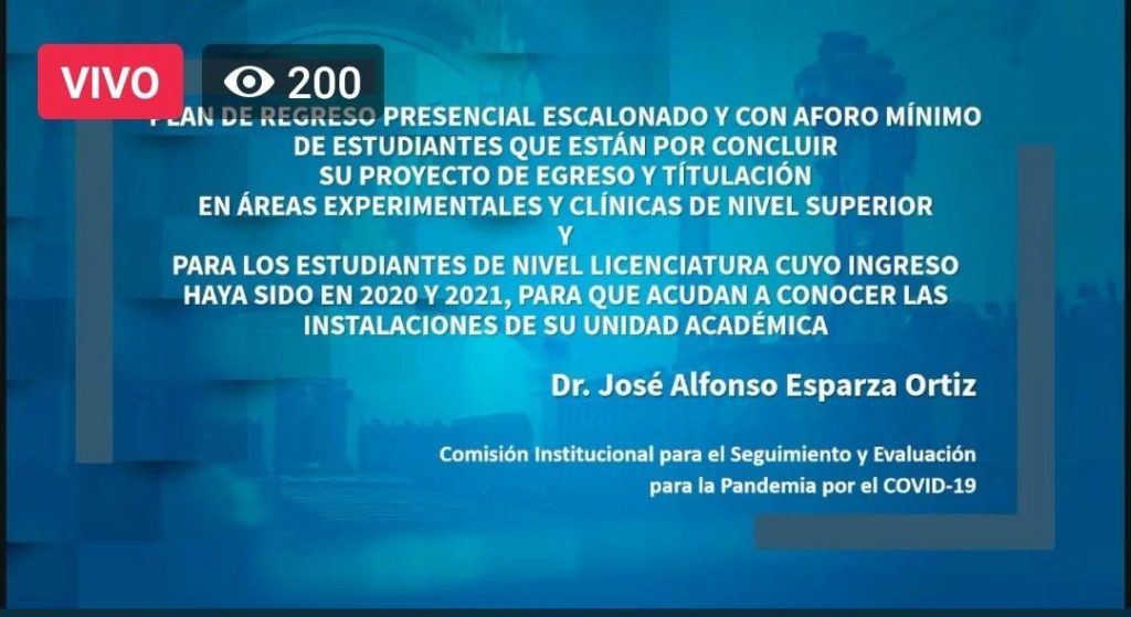 Consejo Universitario BUAP aprobó regreso a aulas 