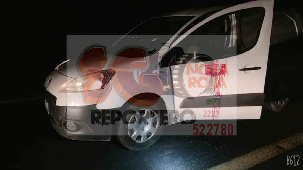 Balean a familia en la carretera El Seco- Azumbilla