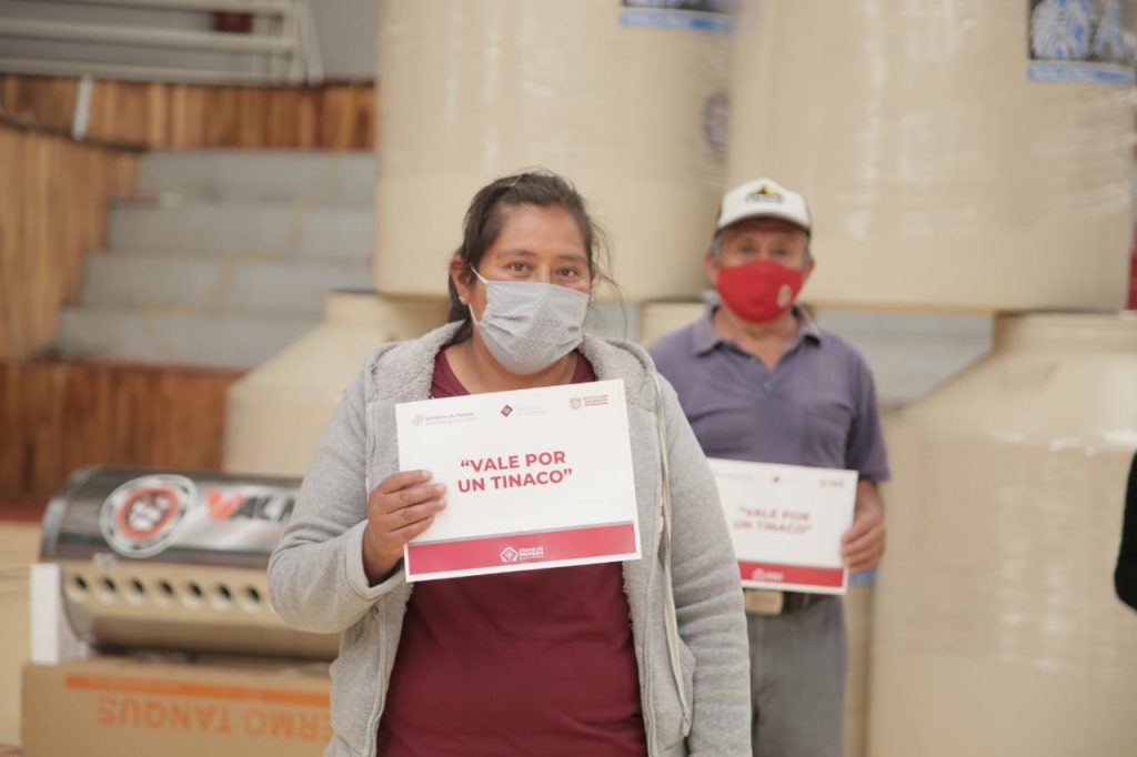 Entrega Bienestar acciones de Presupuesto Participativo  en Texmelucan