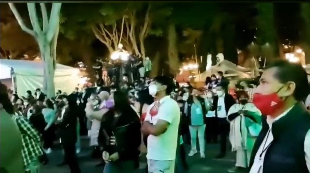 Video desde Puebla: En el grito de independencia, Claudia Rivera resalta la autonomía municipal y las heroínas