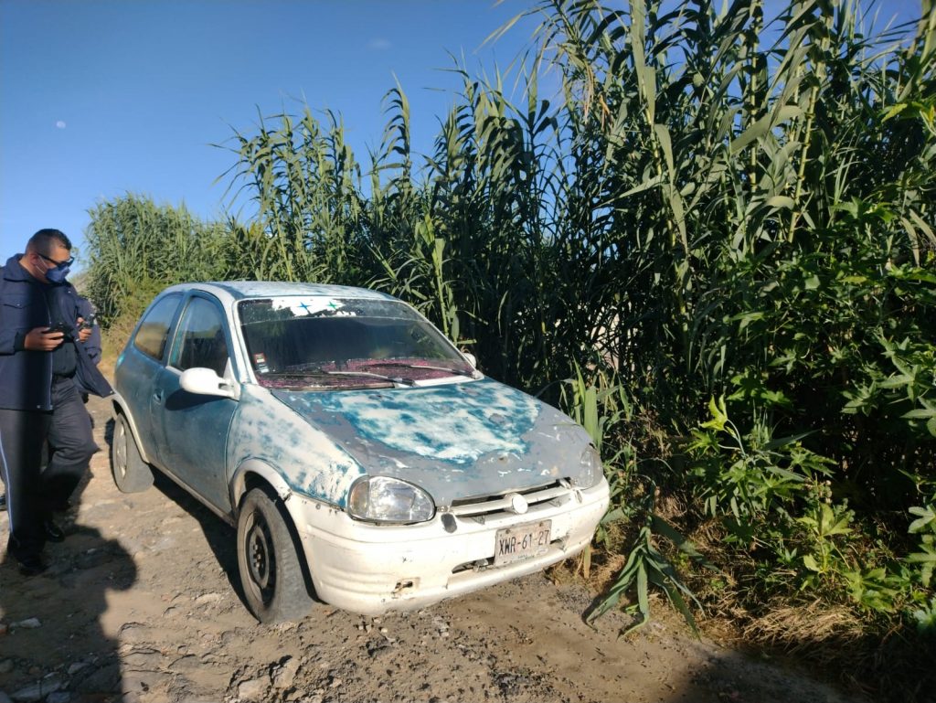 Recupera Policía de Tlaxcala automóvil robado en las inmediaciones del estadio Tlahuicole