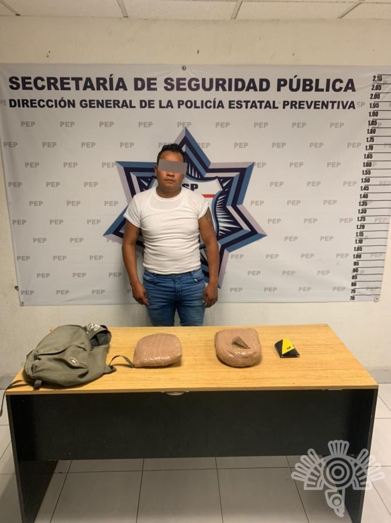 Captura Policía Estatal a “El Güero”, presunto extorsionador y narcomenudista