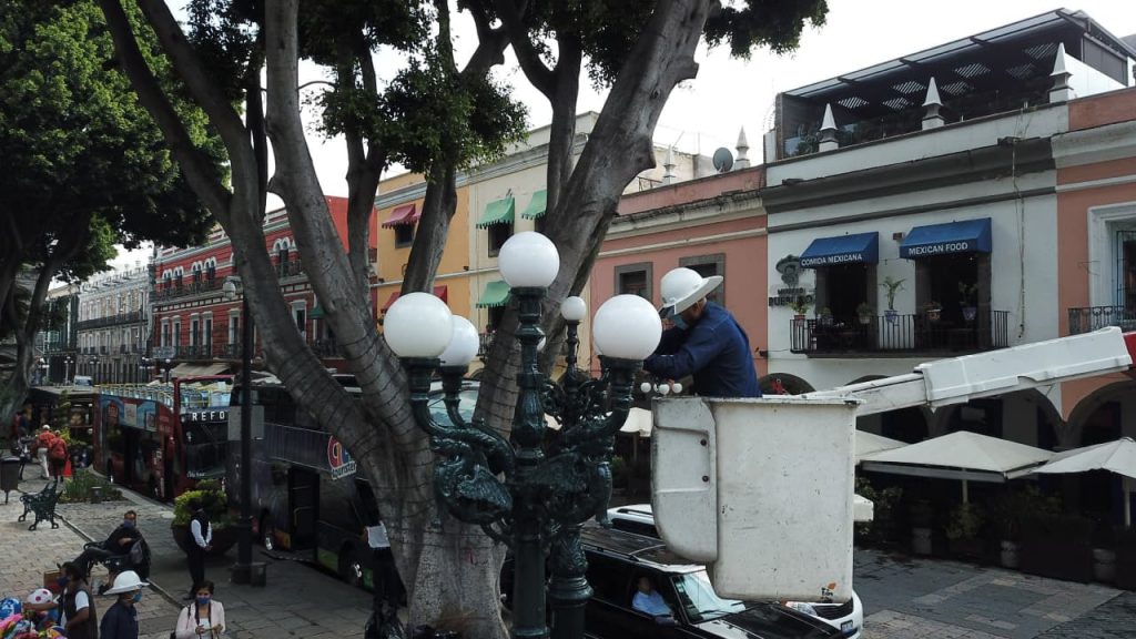 Mantiene Ayuntamiento de Puebla servicios públicos en calles de la ciudad