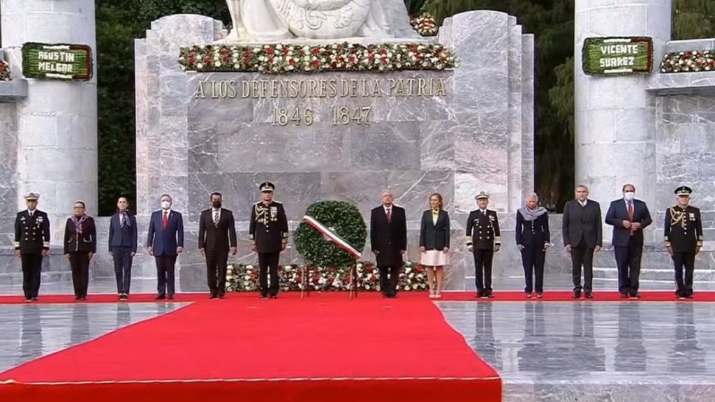 AMLO conmemora el 174 Aniversario de la defensa de los Niños Héroes de Chapultepec
