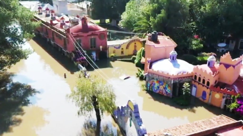 Seis hoteles y al menos 60 casas, afectadas por inundaciones en Querétaro