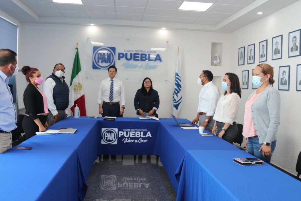 Comisión permanente del PAN Puebla nombra a Jesús giles como presidente del CDE