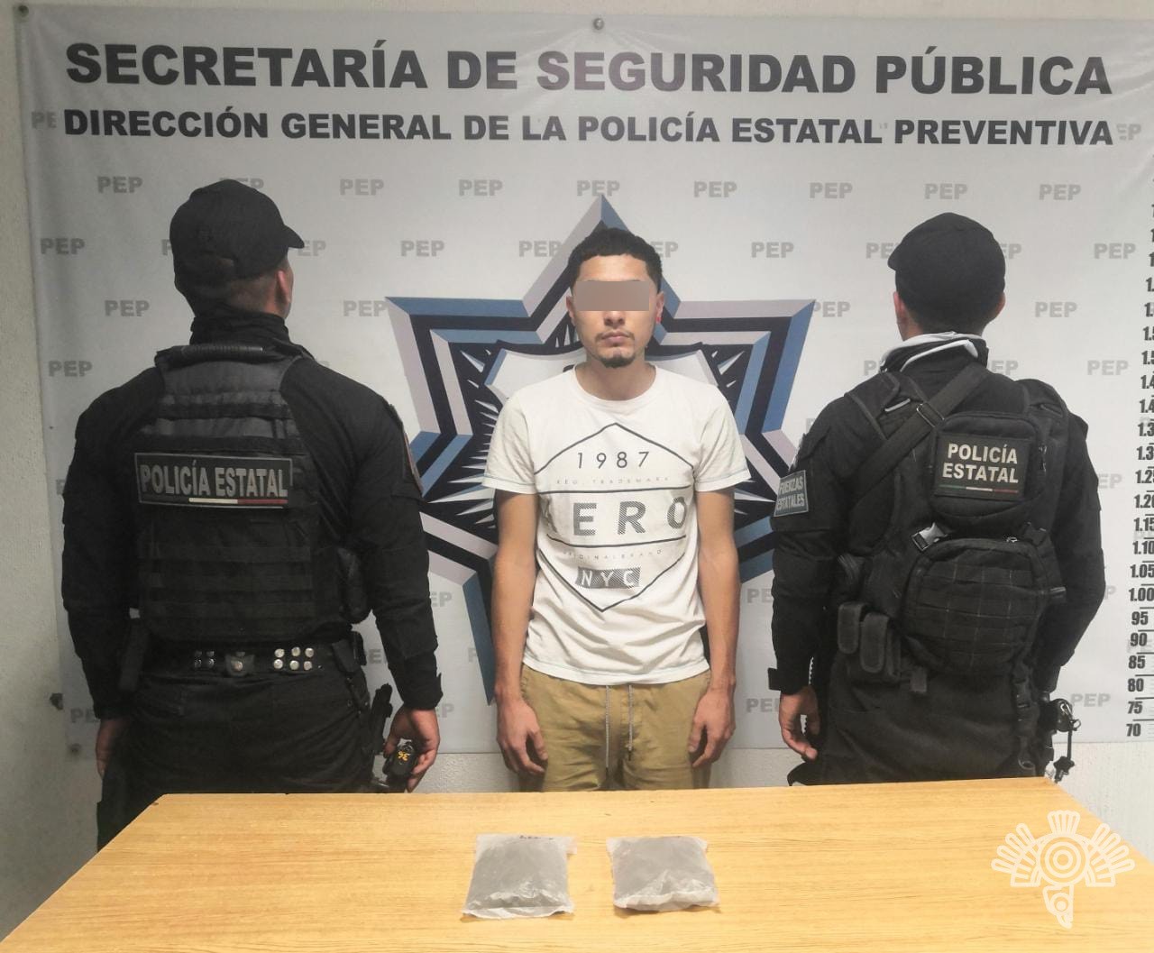 “El Chino”, presunto narcomenudista, detenido por la Policía Estatal