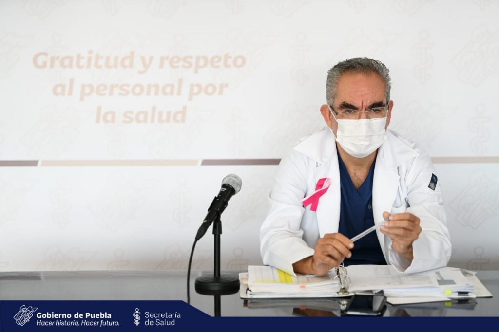 Quedan 308 hospitalizados por Covid en Puebla, informó el secretario de Salud
