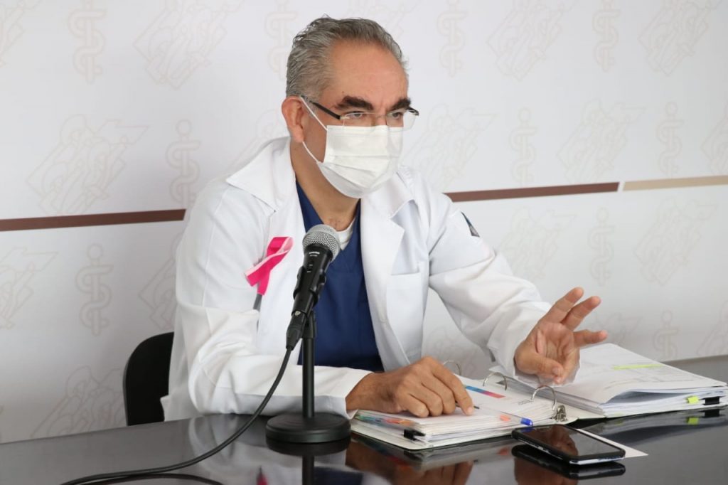 Video desde Puebla: El fin de semana se sumaron 26 muertos y 222 contagios en el estado, informó Martínez García