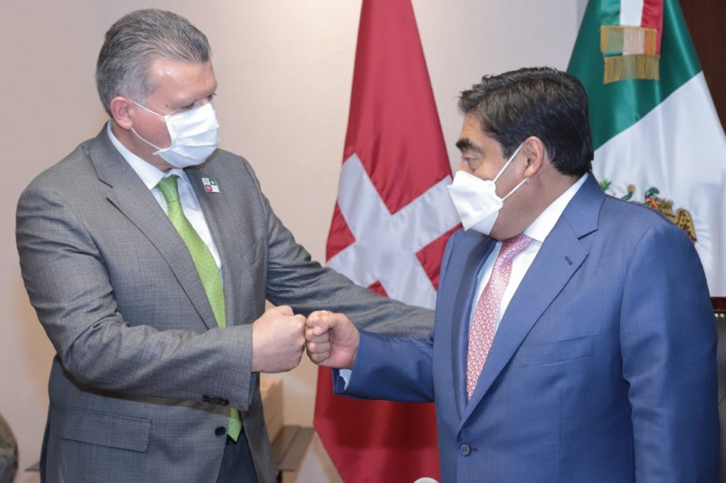 Puebla, abierta a intercambios económicos: Miguel Barbosa