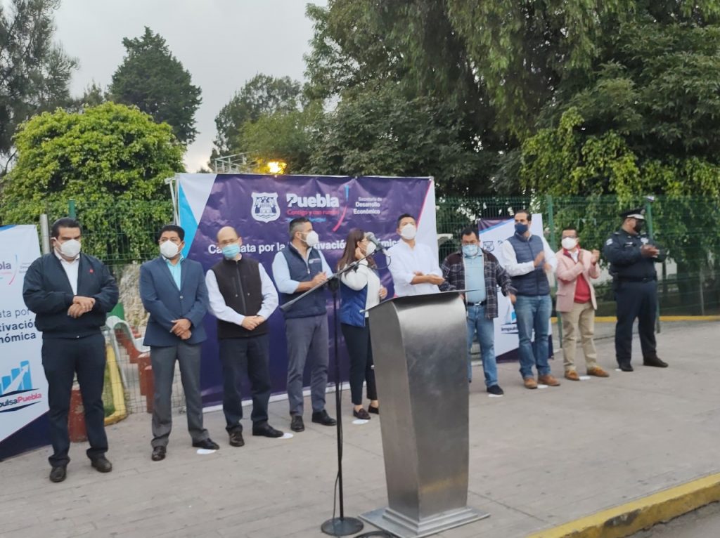 Video desde Puebla: Alcalde Eduardo Rivera pone en marcha en la Libertad Caminatas para la Reactivación Económica