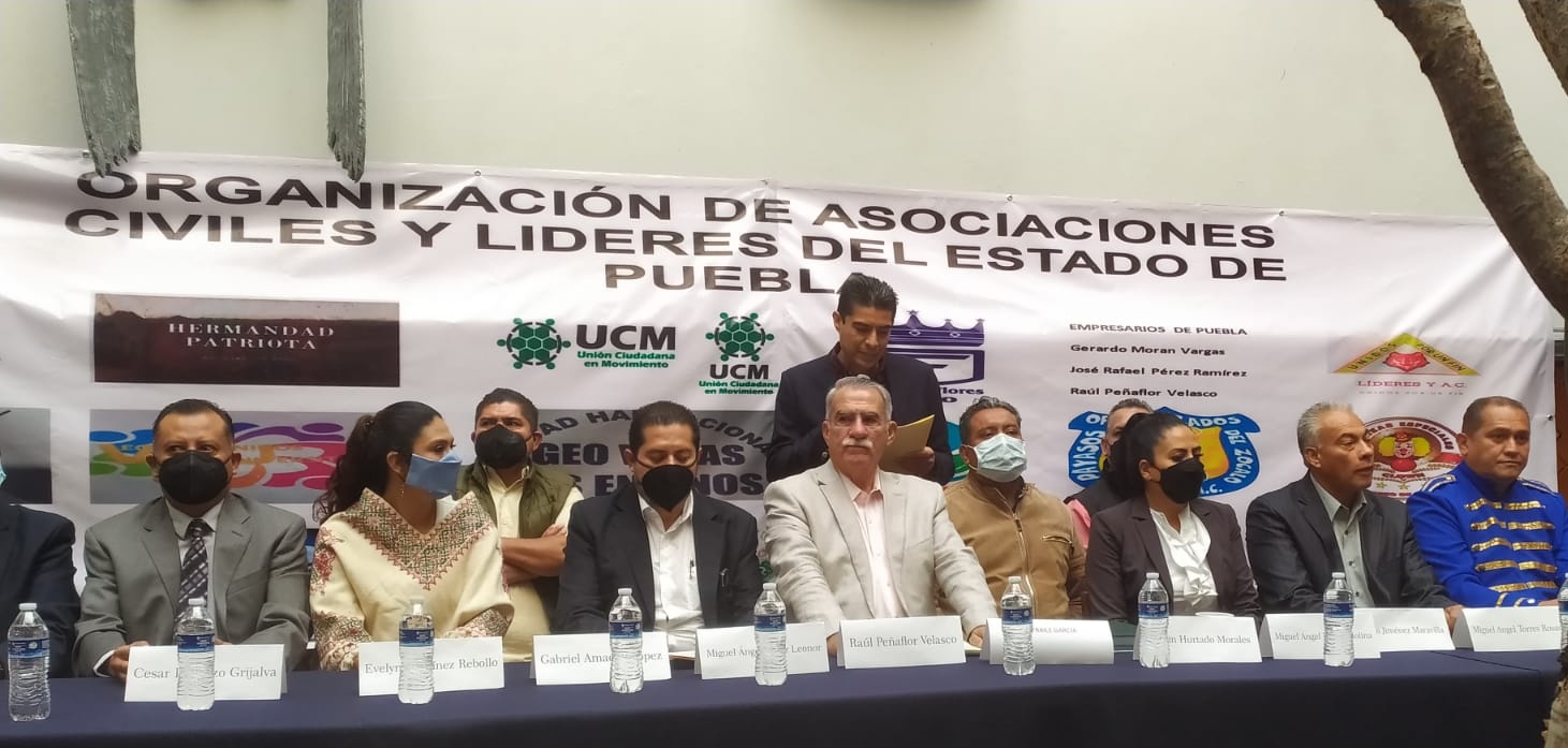 Conforman la Organización de Asociaciones Civiles y Líderes del Estado de Puebla