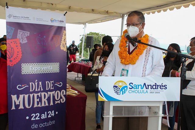 Arranca SDR Expo Venta Día de Muertos en San Andrés Cholula