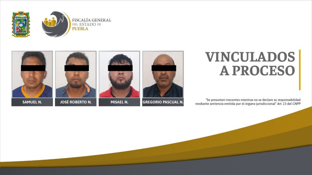 Detienen en Acajete a 4 extorsionadores