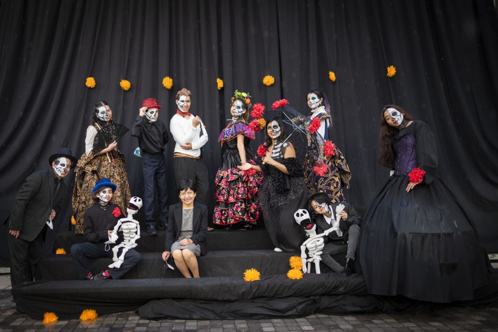 Video desde Puebla: La Rectora Lilia Cedillo inaugura el Festival de Día de Muertos en el Complejo Cultural Universitario