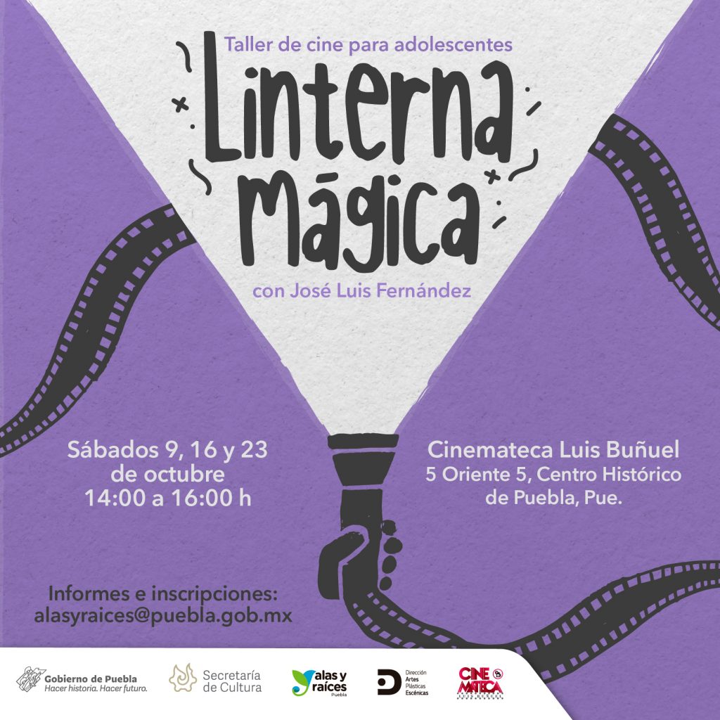 Invita Secretaría de Cultura al taller de cine “Linterna Mágica”
