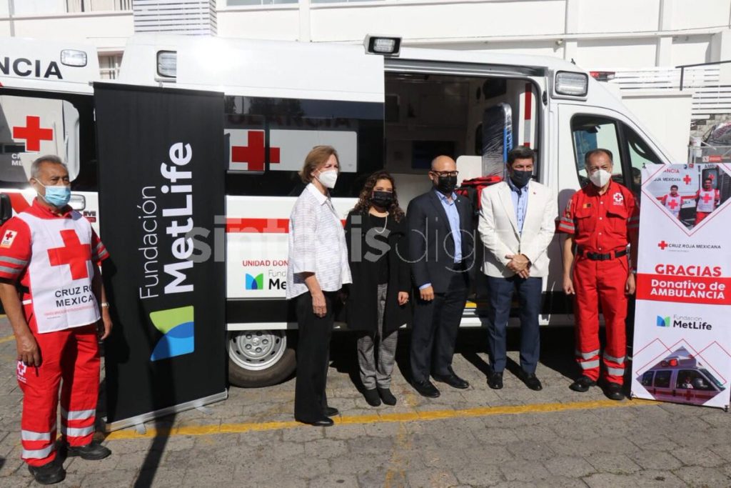 Fundación MetLife México realiza donativo en Puebla para apoyar a la Cruz Roja Mexicana en la lucha contra el COVID-19