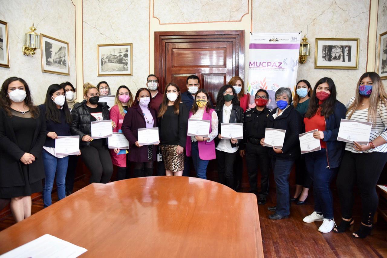 Integran Red de Mujeres Constructoras de Paz en el Municipio de Tlaxcala