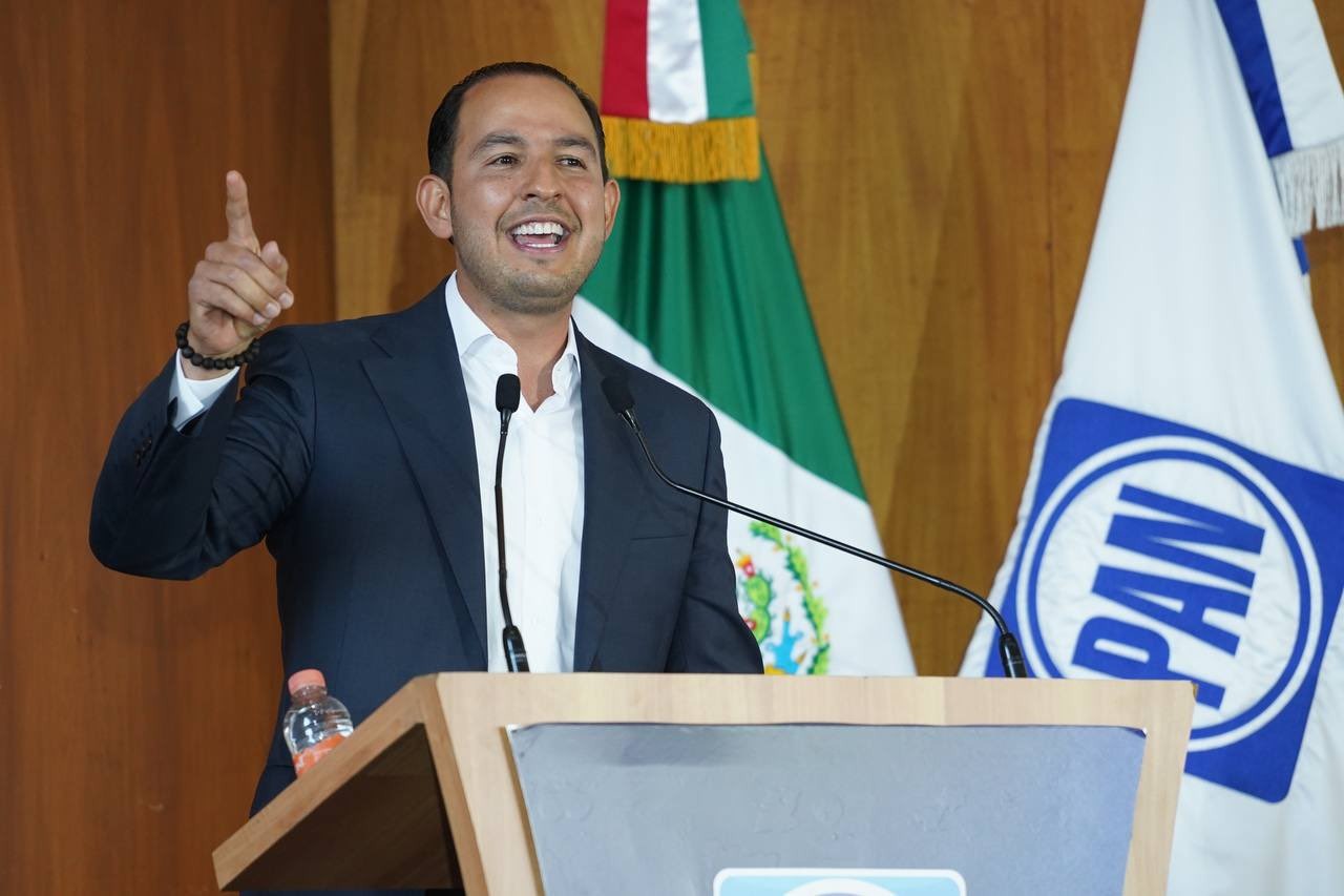 Video desde Puebla: Marko Cortés hace oficial su reelección en el PAN nacional y destaca la victoria en Puebla