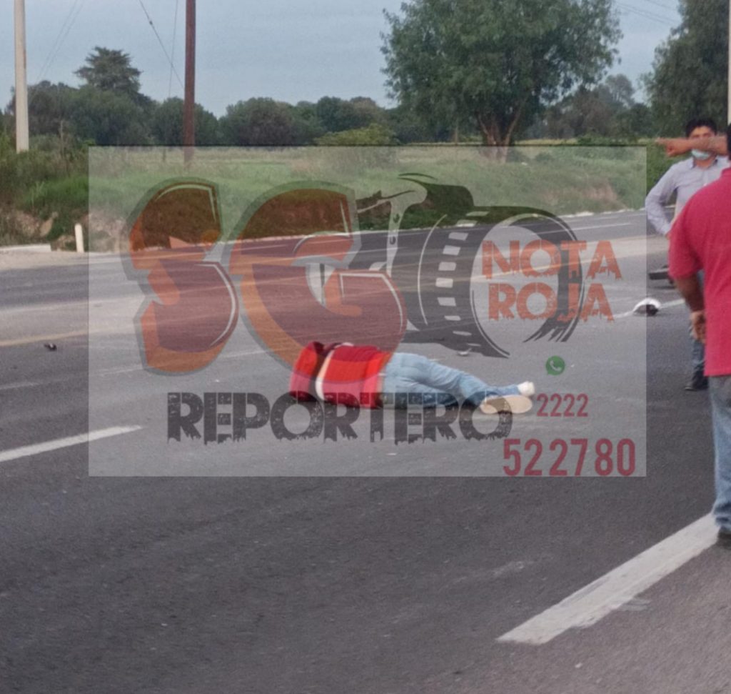 Muere motociclista por accidente en Cuapiaxtla