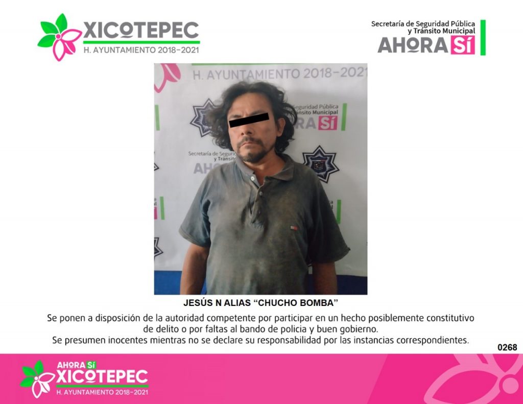 Detiene la policía municipal de Xicotepec a presunto Abusador Sexual