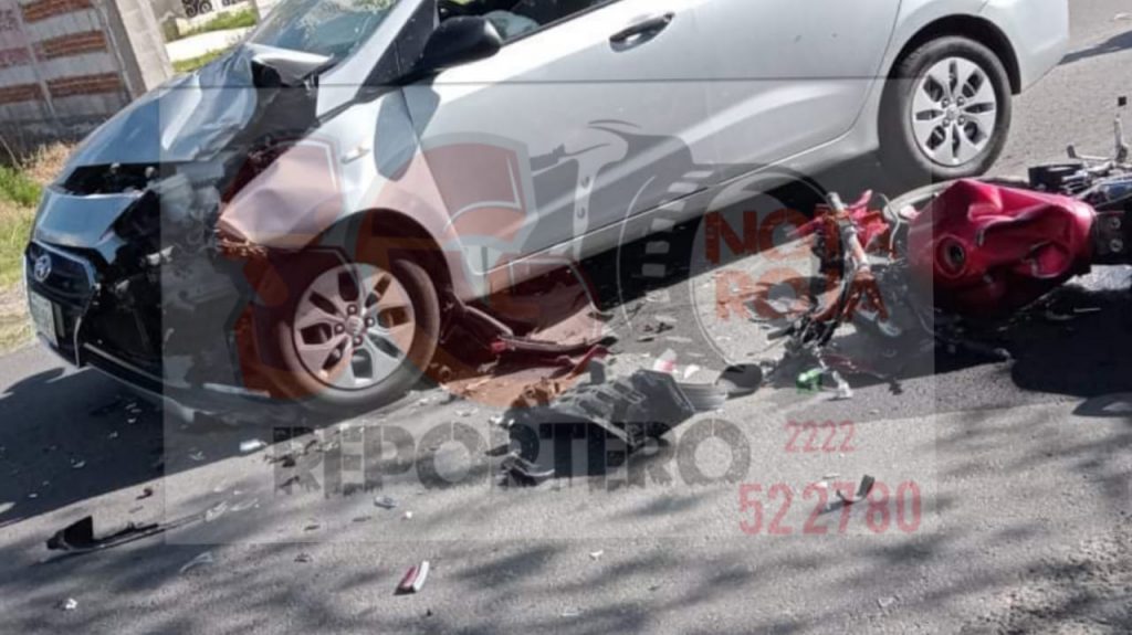 Gravemente lesionado motociclista embestido por vehículo en Canoa