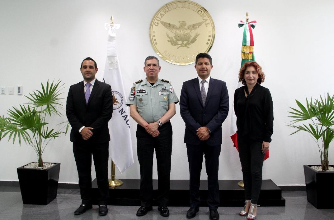 Eduardo Rivera se reunió con el comandante de la Guardia Nacional