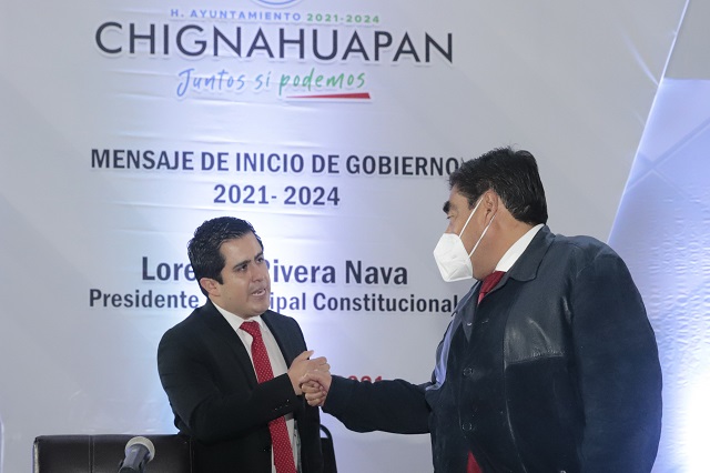 Seré un aliado del Gobierno de Chignahuapan, afirma Barbosa Huerta