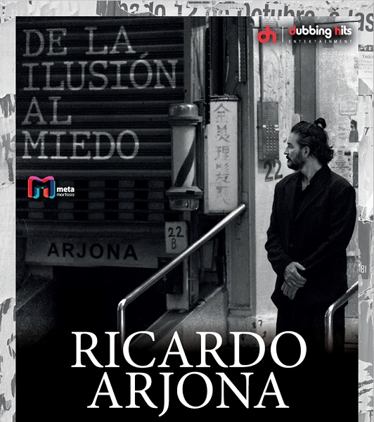“De La Ilusión Al Miedo”: tercer sencillo que lanza Ricardo Arjona de su disco “Negro”