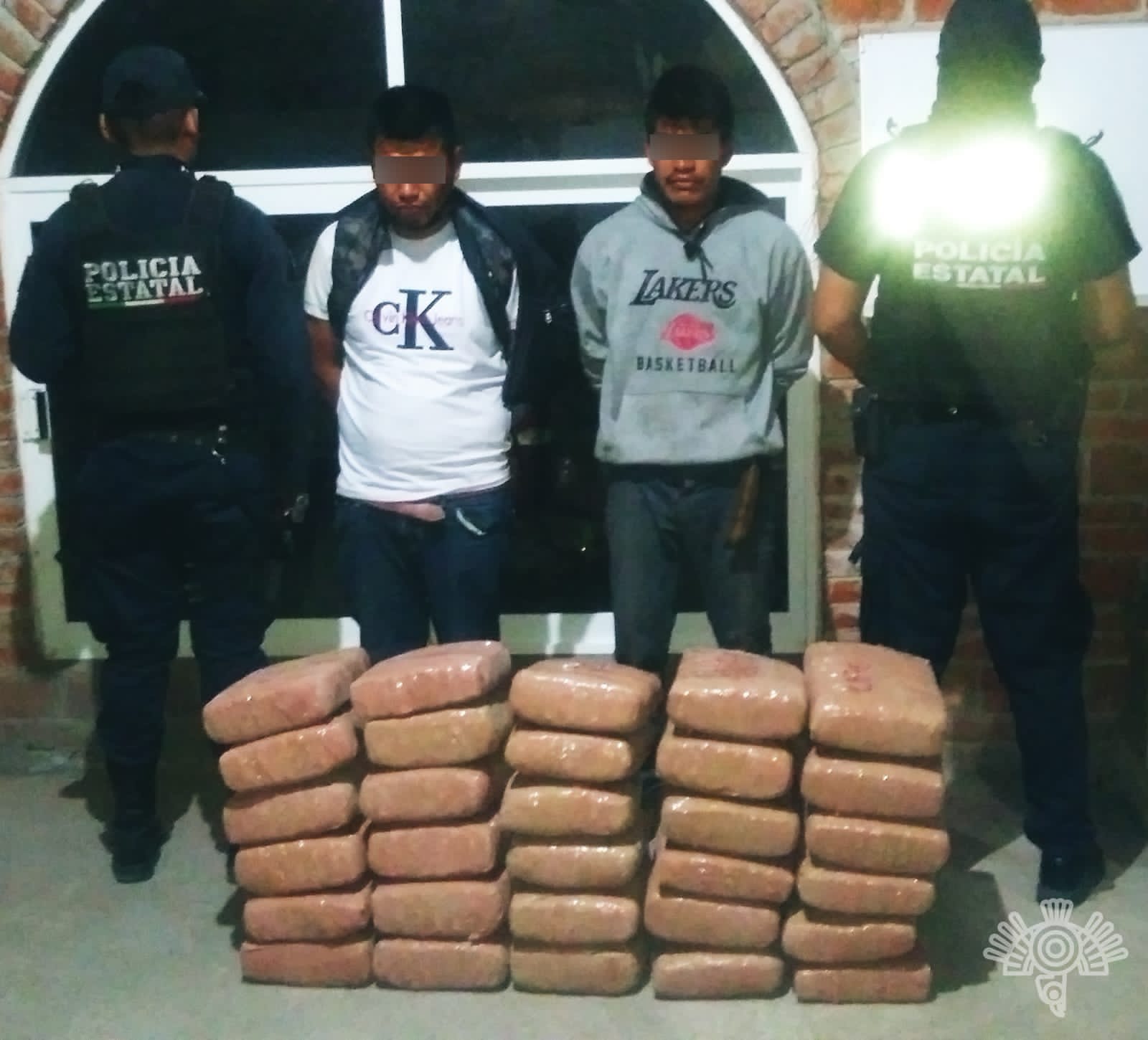 Los agarran en Huehuetlán con 50 kgs de marihuana