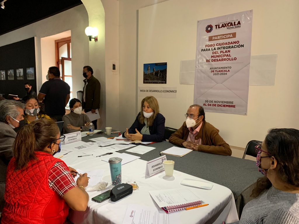 Responden capitalinos al llamado a participar en el Foro para conformar el Plan Municipal de Desarrollo de Tlaxcala