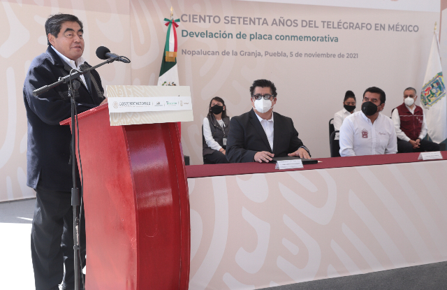 Para fortalecerlo, Gobierno de Puebla analizará que TELECOMM sea recaudador de contribuciones estatales