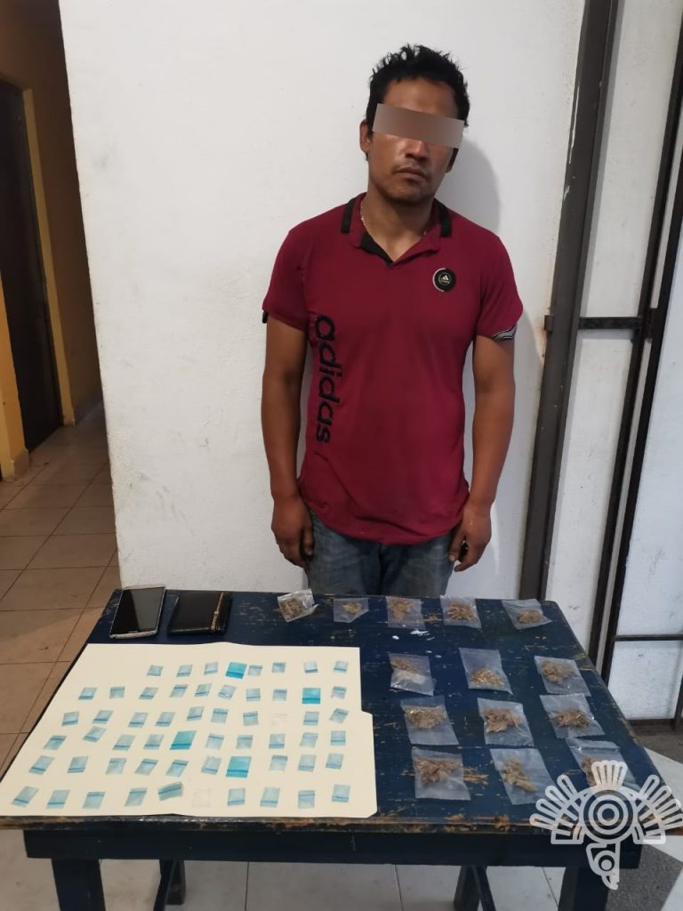 Atrapan a narcomenudista en Xicotepec