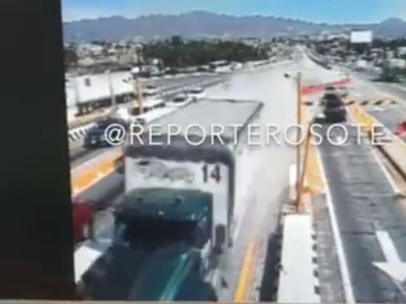 Difunden video del momento exacto de accidente en la México-Puebla