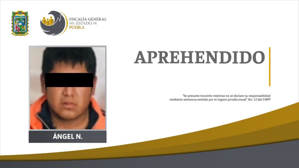 Fiscalía esclareció el feminicidio de una joven de Tehuacán y aprehendió al presunto responsable