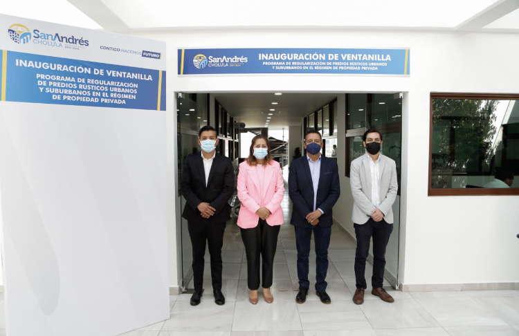 Ayuntamiento de San Andres Cholula otorga certeza jurídica a familias