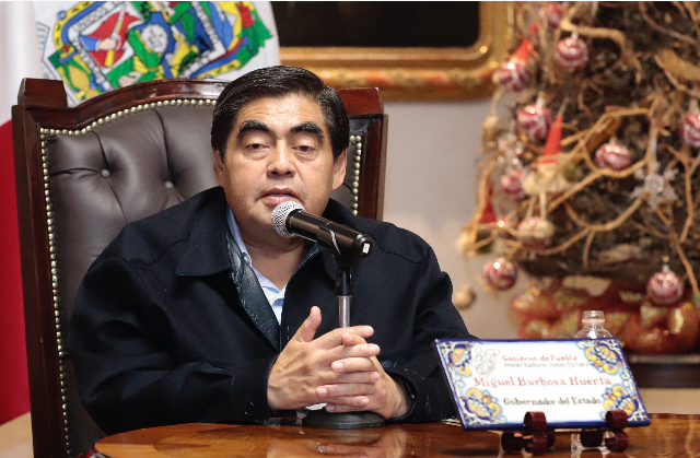 Avanza Puebla como un estado resiliente y sostenible, destaca Barbosa Huerta