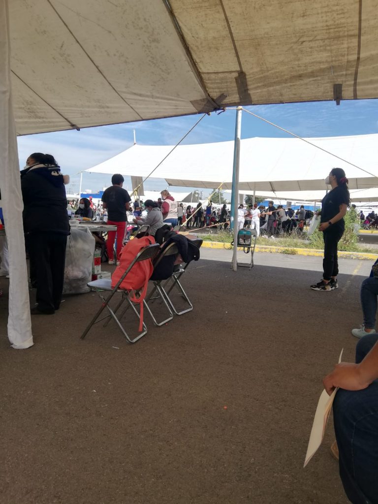 Se desarrolla en calma vacunación en Hospital General del Sur